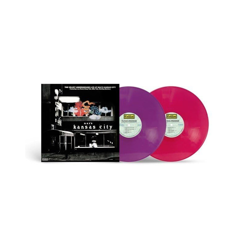 Velvet Underground - Live at Max's Kansas City - Double Vinyle Coloré Rose et Violet