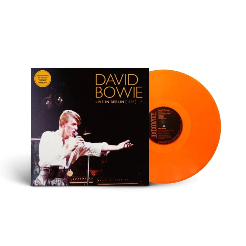 David Bowie - Live in Berlin 1978 - Vinyle Coloré Orange